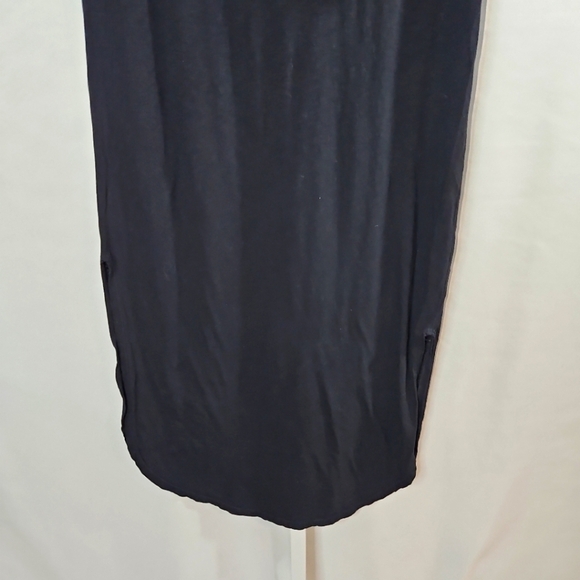 Stillwater Front Eyelit Black Maxi Dress Size XS - Picture 4 of 8